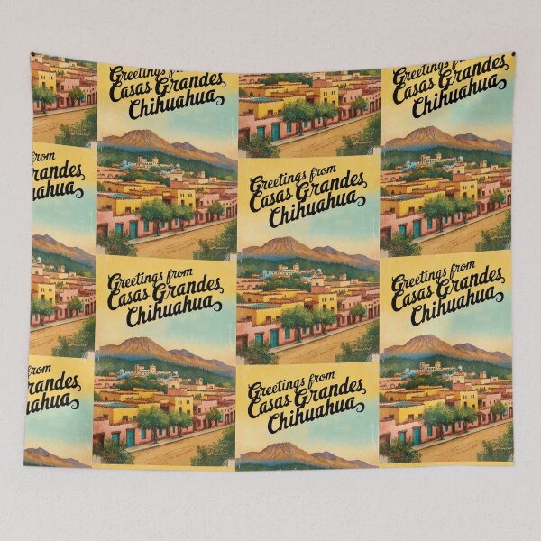 Item preview, Casas Grandes Chihuahua Mexico Magic Town Postcard Vintage Travel designed and sold by TravelPostcardGems.