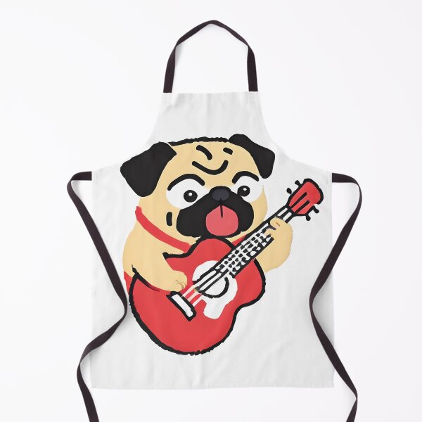 Item preview, red guitar pug designed and sold by aliraweb.