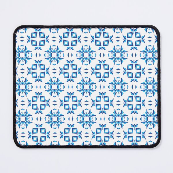 Item preview,  Electric blue lilac geometric pattern 9 designed and sold by AneissPiaf.