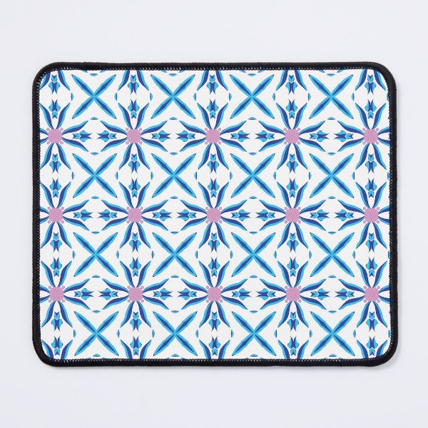 Item preview, Electric blue lilac geometric pattern 10 designed and sold by AneissPiaf.