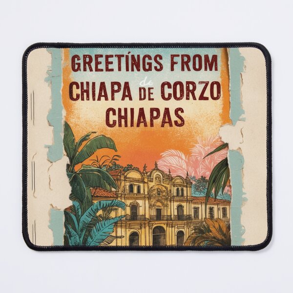 Item preview, Chiapa de Corzo Chiapas Mexico Magic Town Postcard Vintage Travel designed and sold by TravelPostcardGems.