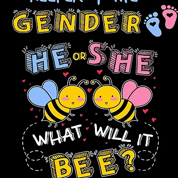 Imagen de la obra Keeper Of The Gender What Will It Bee Pregnancy Reveal Gear de DynamicDesign