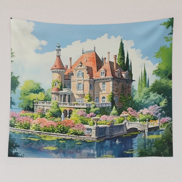 Item preview, Vintage Manor Garden designed and sold by Takeda-art.