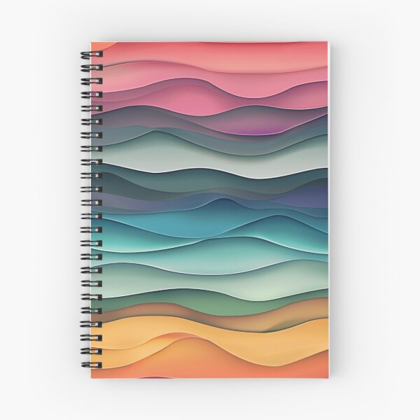 Item preview, Pastel Rainbow Waves designed and sold by PMGDigital.