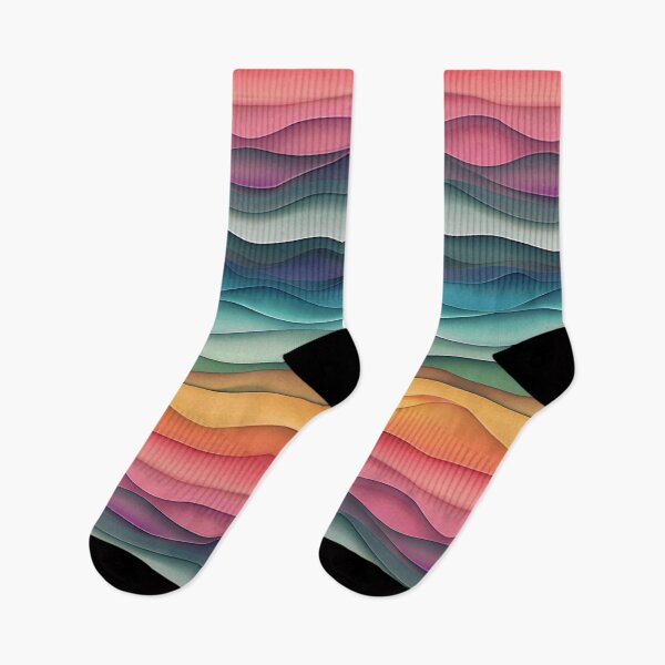 Item preview, Pastel Rainbow Waves designed and sold by PMGDigital.