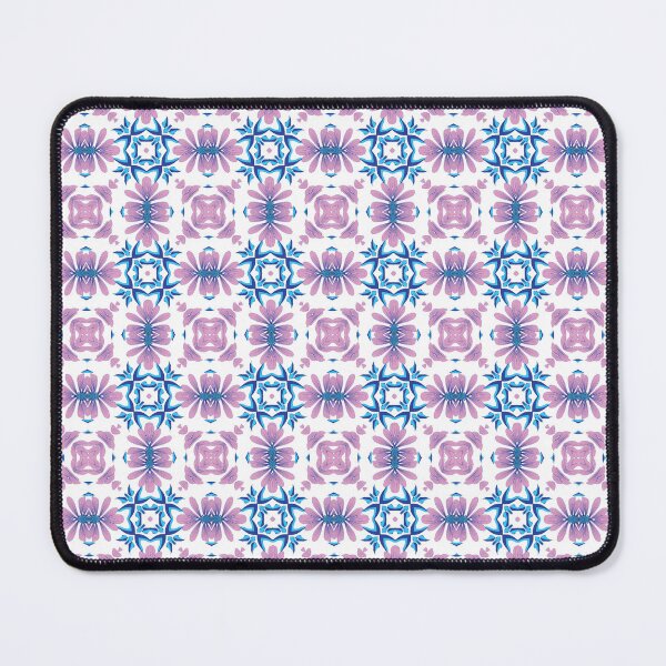Item preview, Electric blue lilac geometric pattern 11 designed and sold by AneissPiaf.