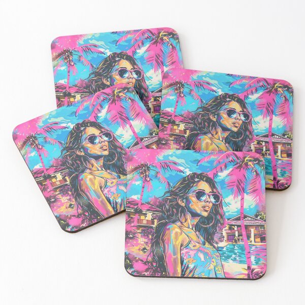 Item preview, Pink and Blue Summer Vibes designed and sold by dcrc.