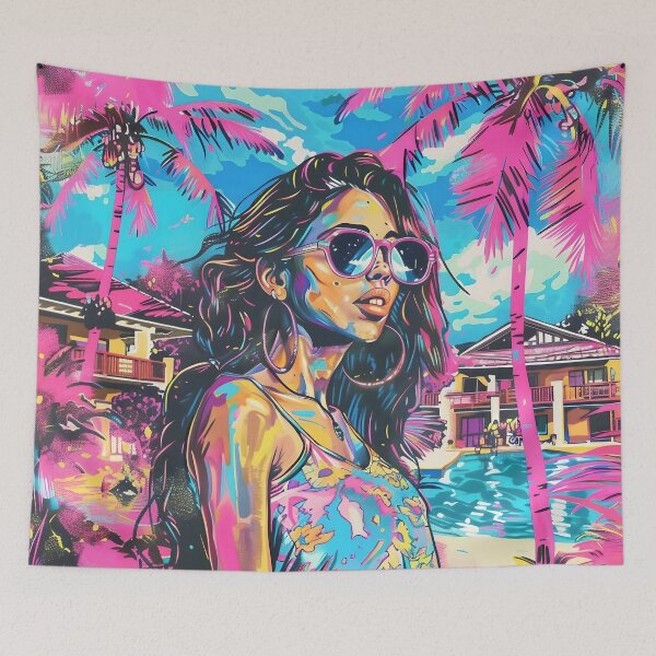 Item preview, Pink and Blue Summer Vibes designed and sold by dcrc.