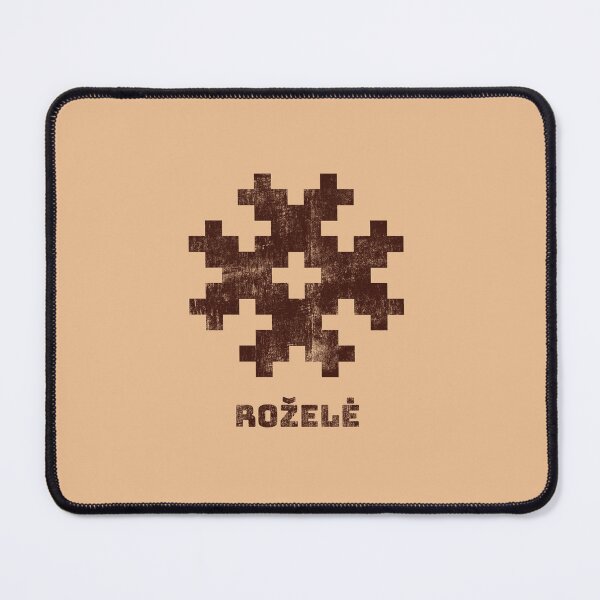 Item preview, Rozele Pixelate Lithuanian Ancient Symbol Retro Grunge designed and sold by Lelijo.