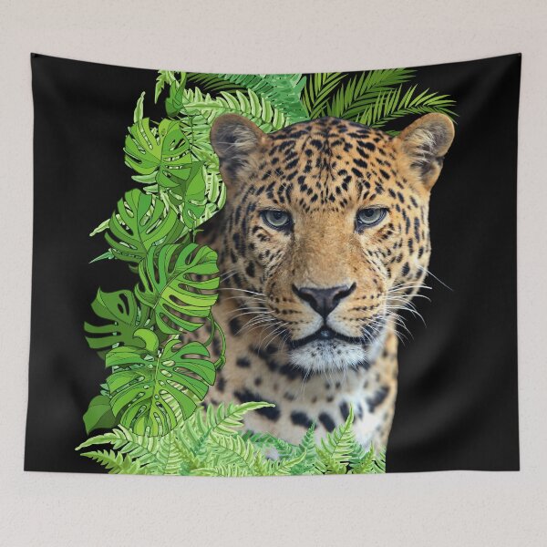 Item preview, Cute wild animal shirt with leaves surrounding it – natural beauty you can wear. designed and sold by MissCirce1993.