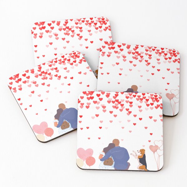 Item preview, Love and Companionship: Lovers with Their Dog designed and sold by PratikG24.