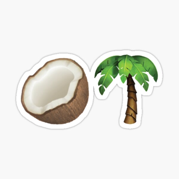 Item preview, Kamala Coconut Tree Emoji designed and sold by Gabrielle Lynn.