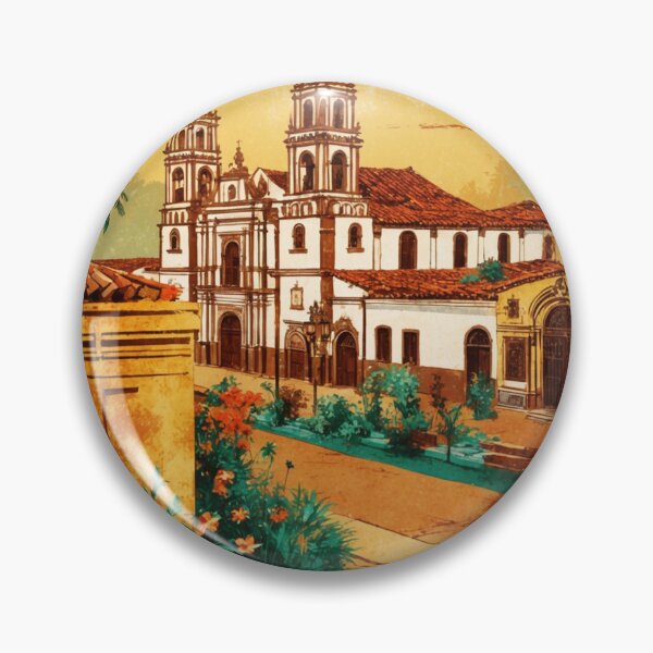 Item preview, Cholula Puebla Mexico Magic Town Postcard Vintage Travel designed and sold by TravelPostcardGems.