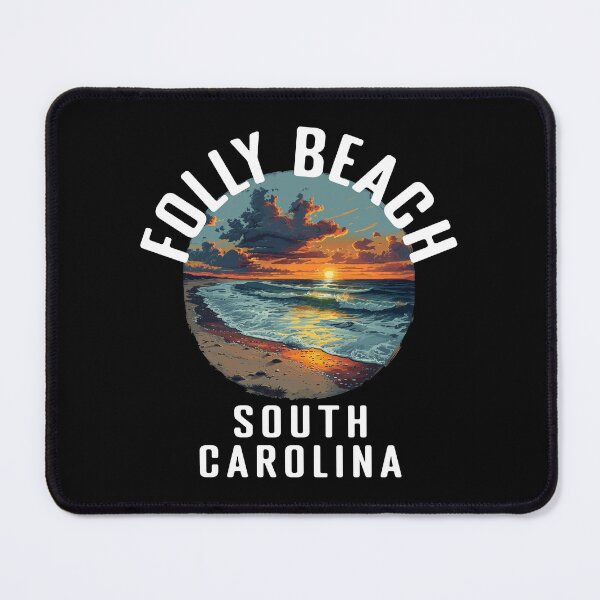 Item preview, Folly Beach - South Carolina (with White Lettering) designed and sold by VelvetRoom.