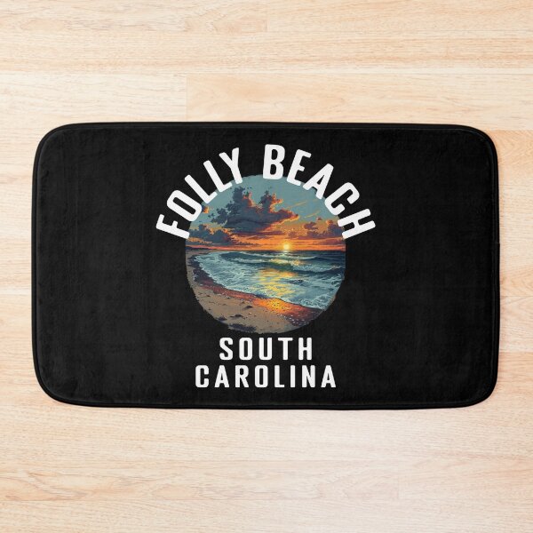 Item preview, Folly Beach - South Carolina (with White Lettering) designed and sold by VelvetRoom.