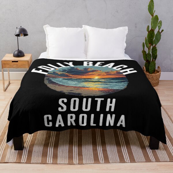 Item preview, Folly Beach - South Carolina (with White Lettering) designed and sold by VelvetRoom.