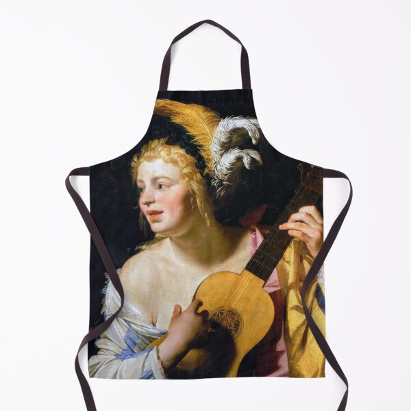 Item preview, Baroque Art Gerard van Honthorst Woman Guitar designed and sold by TheSoulOfArt.