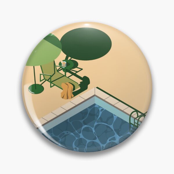 Aperçu de l'œuvre Piscine en été créée et vendue par p-yseult.
