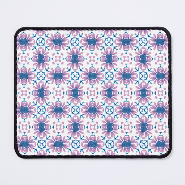 Item preview, Electric blue lilac geometric pattern 12 designed and sold by AneissPiaf.