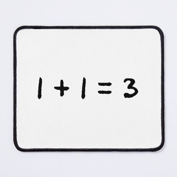 Item preview, 1 + 1 = 3 one plus one equal three Orwell inspired designed and sold by PHILOSOPHY-SWAG.
