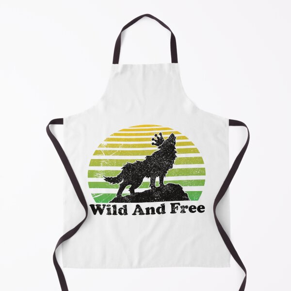 Item preview, Wolf With Crown Green Vaporwave Sun Wild And Free designed and sold by TheRainFamily.