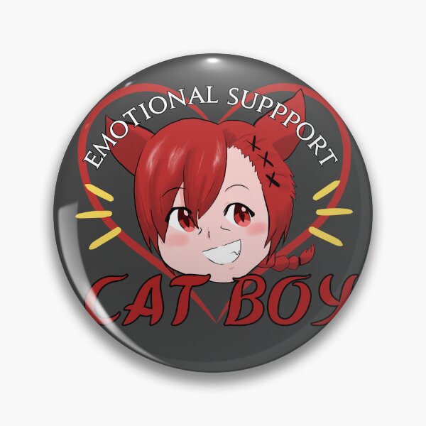 Item preview, Emotional Support Cat Boy G'raha Tia designed and sold by Ellie Forder Condon.