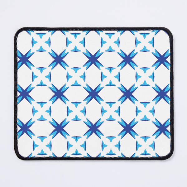 Item preview, Electric blue lilac geometric pattern 13 designed and sold by AneissPiaf.