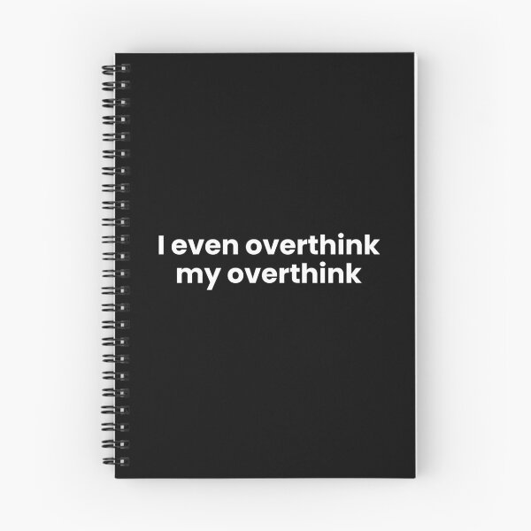 Item preview, i even overthink, my overthink designed and sold by art-and-sticker.