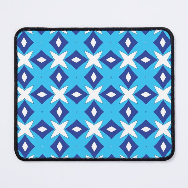 Item preview, Electric blue lilac geometric pattern 14 designed and sold by AneissPiaf.
