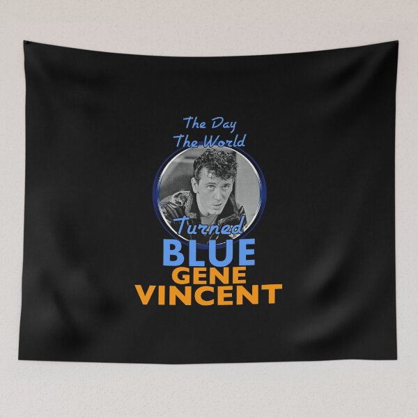 Item preview, The Day The World Turned Blue GENE VINCENT (orange) designed and sold by SmARTNiki.