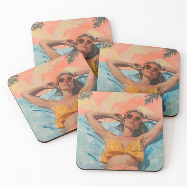 Item preview, Woman Lounging in the Summer Sun designed and sold by dcrc.