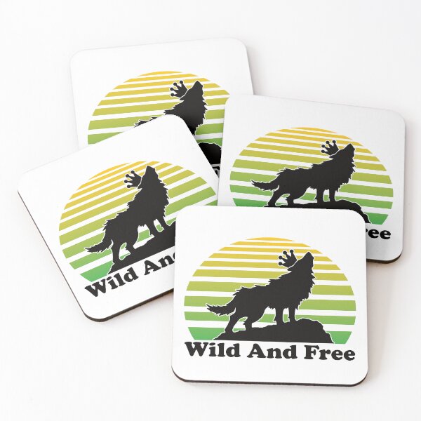 Item preview, Wolf With Crown Green Vaporwave Sun Wild And Free No Grunge designed and sold by TheRainFamily.