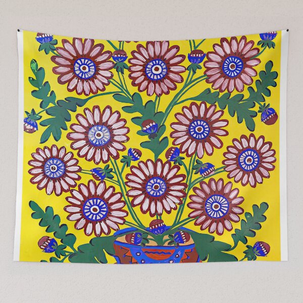 Item preview, Maria Prymachenko, Flowers for Peace, Art Print, Марія Приймаченко, Квіти за Мир, Ukrainian Folk Art, Naïve Art, Primitivism designed and sold by Artistic Gift Print.
