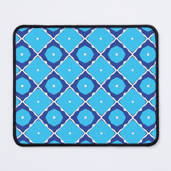Item preview, Electric blue lilac geometric pattern 15 designed and sold by AneissPiaf.
