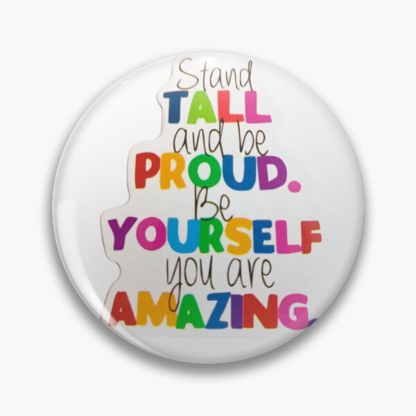Item preview, Stand Tall and be Proud. Be Yourself you are Amazing, Boho Sticker designed and sold by easteuromaps.