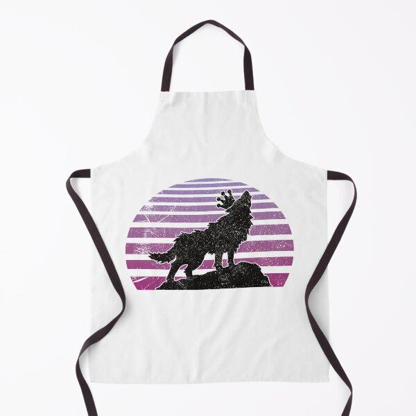 Item preview, Wolf With Crown Purple Retro Vaporwave Sun Vintage Weathered designed and sold by TheRainFamily.