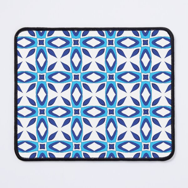 Item preview, Electric blue lilac geometric pattern 16 designed and sold by AneissPiaf.