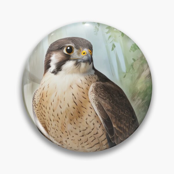 Aperçu de l'œuvre Majestueux faucon pèlerin, oiseau de proie créée et vendue par WILDEVIOLET.