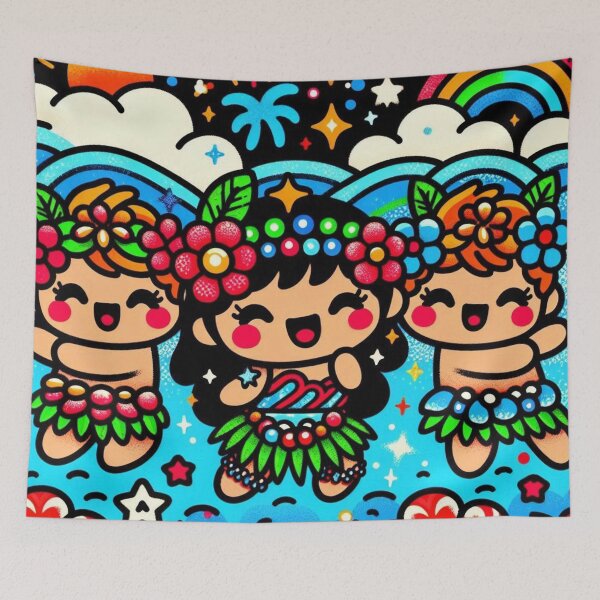 Item preview, Enchanting Hula Kids - 092 designed and sold by sagaofsilence.