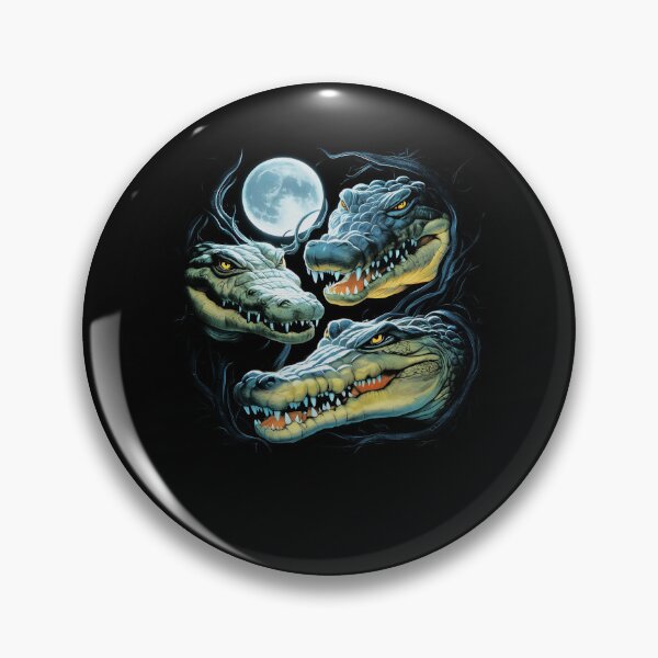 Item preview, Three Crocodile Howling At Moon Starry night Forest designed and sold by MTRBSK11.