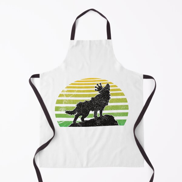 Item preview, Wolf With Crown Green Retro Vaporwave Sun Vintage Weathered designed and sold by TheRainFamily.