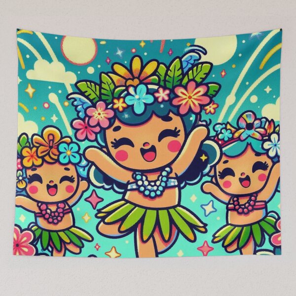 Item preview, Enchanting Hula Kids - 093 designed and sold by sagaofsilence.