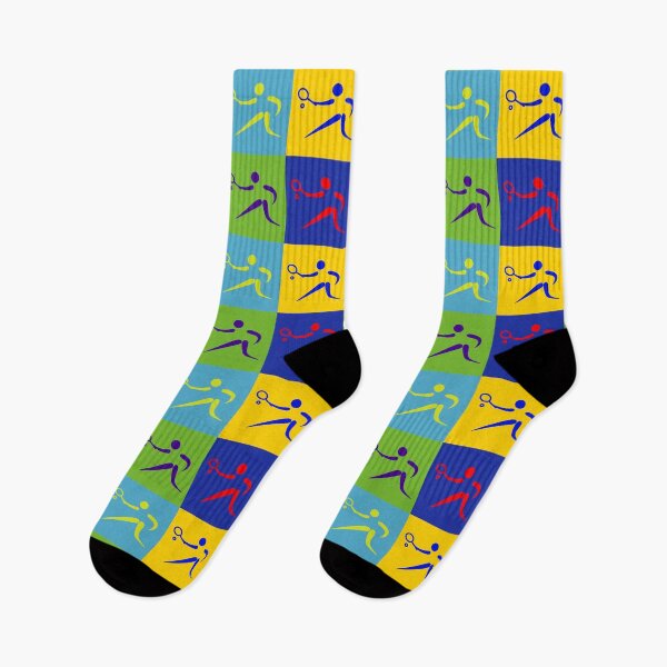 Item preview, Olympic Sports Series Classic Colored Art Tennis designed and sold by Felipe G Studio.