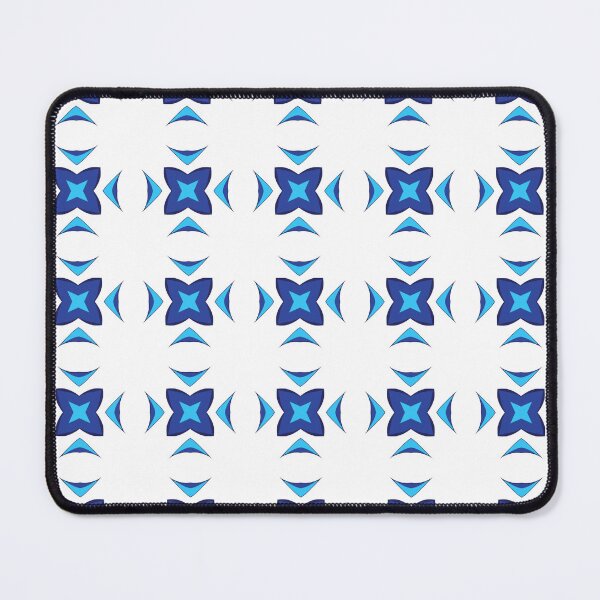 Item preview, Electric blue lilac geometric pattern 17 designed and sold by AneissPiaf.