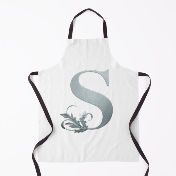 Item preview, Luxury Floral Monogram S: Elegant Grey and Silver Typography designed and sold by Fil4.