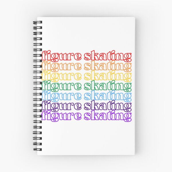 Item preview, figure skating - rainbow font designed and sold by AnythingGOE.