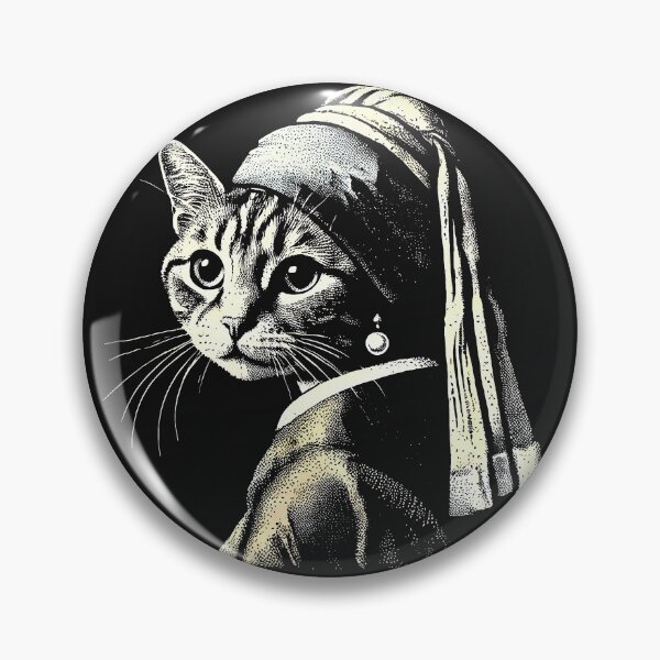 Artikelvorschau, Die Katze mit dem Perlenohrring entworfen und verkauft von lliiaa1111.