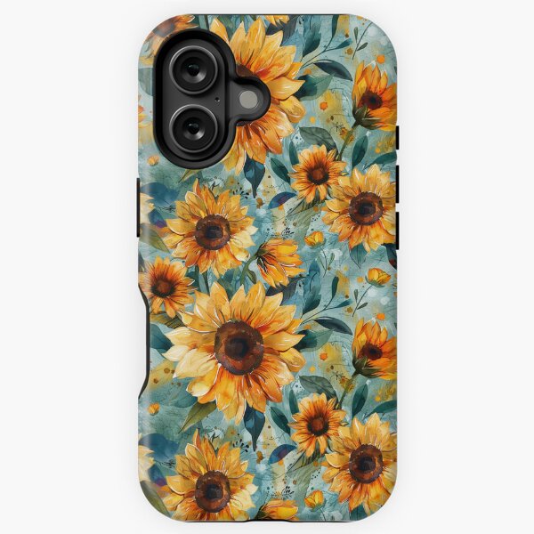 Vista previa del artículo con la obra «DAPPLED DAYDREAM Girasoles besados por el sol», diseñado y vendido por Frenchifique.