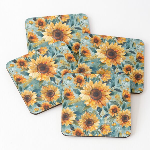 Item preview, DAPPLED DAYDREAM Sun-Kissed Sunflowers designed and sold by Frenchifique.