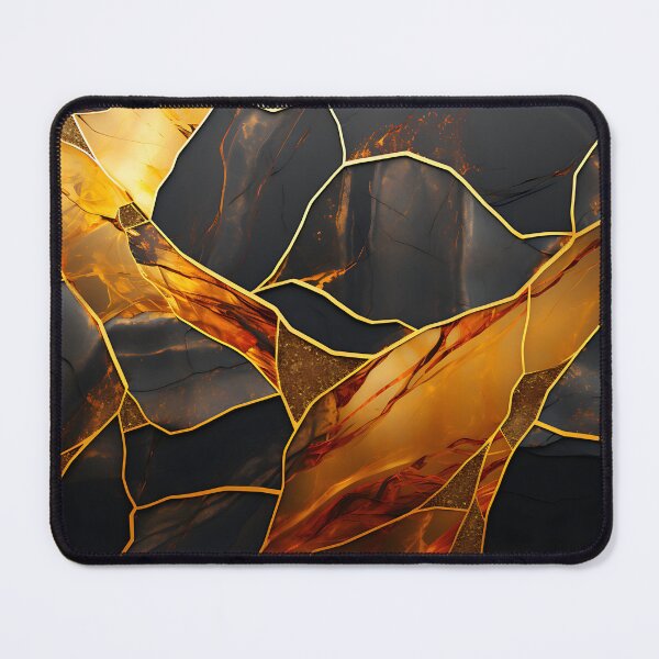 Aperçu de l'œuvre Citrine-Kintsugi créée et vendue par KootenayDesigns.